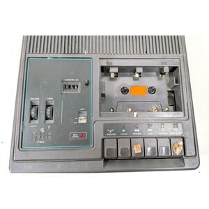 Bell & Howell 3181A Portable‎ Cassette Tape Recorder Player Vintage Gray AC DC